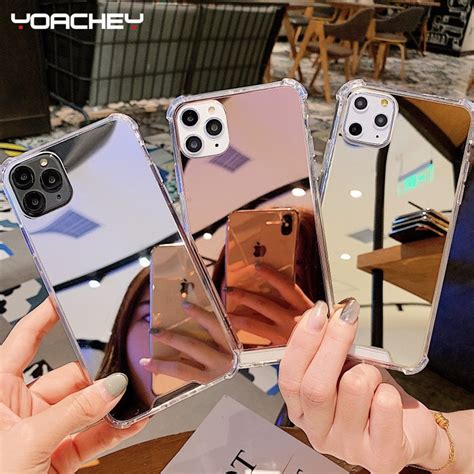 Luxury Clear Mirror Phone Case For Iphone Pro Xs Max Etsy