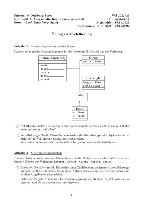 Blatt 04 Universit At Duisburg Essen WS 2022 Informatik