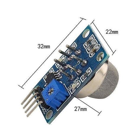 Módulo detector de gas de humo lpg butano gas hidrógeno para Arduino