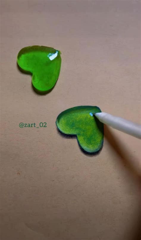 Heart/Color Pencil Art | Drawing techniques, Pencil drawings, Color ...