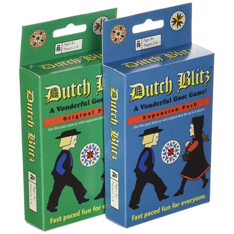 Dutch Blitz Original And Expansion Combo Pack Fast Paced Card Game