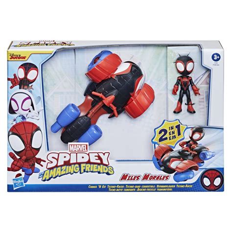 SPIDEY I SUPER KUMPLE POJAZDY BOHATERÓW TECHNO RACER Marvel