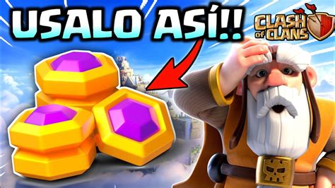 Para Que Sirve Como USAR BIEN El ORO De La Capital CLASH OF CLANS