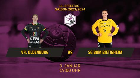 Hbf Vfl Oldenburg Vs Sg Bbm Bietigheim Video Sportdeutschland Tv