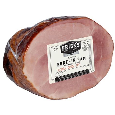 Fricks Fresh Bone In Shank Ham Portion Shop Pork At H E B