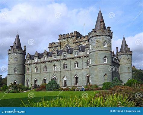 Inveraray Castle Editorial Image Image Of Turret Inveraray 81710360