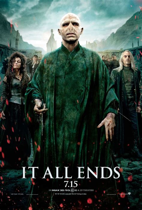 ‘Deathly Hallows: Part 2’ ‘It All Ends’ poster #2 | Harry potter movie ...