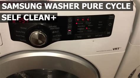 How To Self Clean Washing Machine Samsung Pure Cycle Self Clean Plus