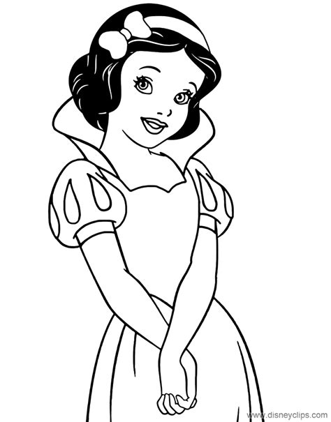 Snow White Coloring Page