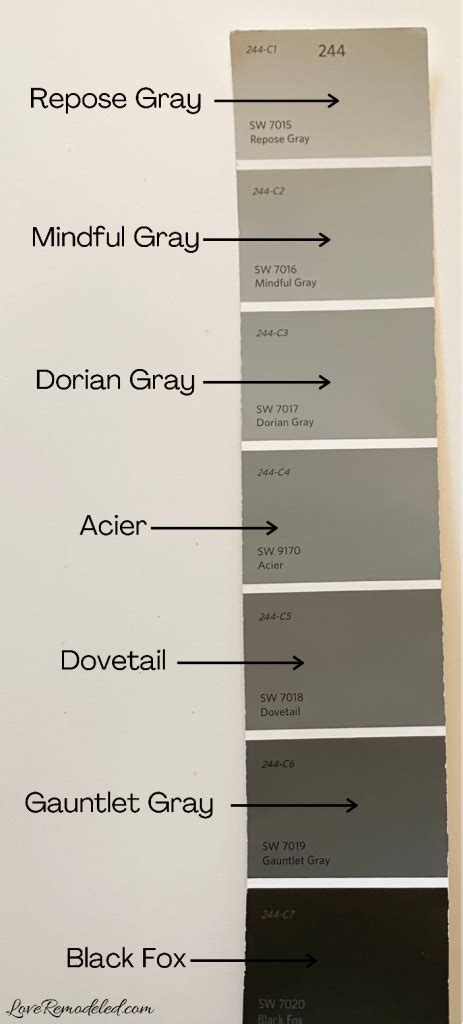 Dorian Gray By Sherwin Williams Love Remodeled