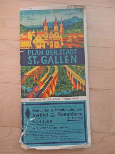 Stadtplan St Gallen Ausgabe Gebraucht Aber Selten Kaufen