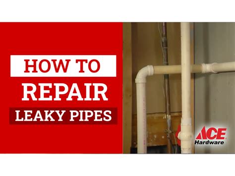 How to repair leaky pipes – AHPI