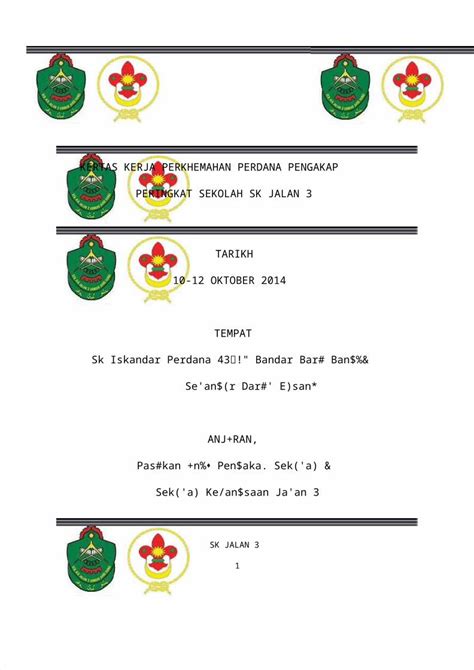 Docx Kertas Kerja Perkhemahan Perdana Tkrs Pdfslide Net