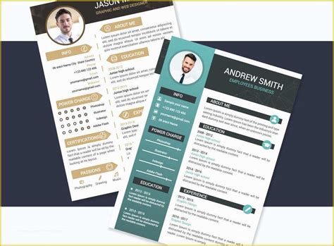 Free Ai Resume Templates Of Freebie 10 Resume Cv Templates Ai Eps | Heritagechristiancollege