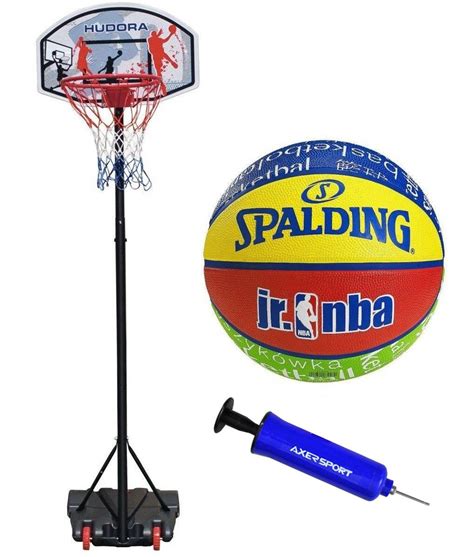 Zestaw Kosz Do Koszyk Wki Hudora All Stars Pi Ka Spalding Pompka