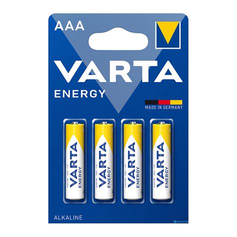 Batteria Aaa Ministilo Varta Energy Blister Pezzi Lr Alkaline