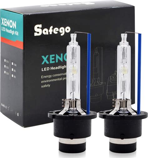 Safego 2X D2S Lámpara de Xenón de Faros Bombilla Hid Xenon Luz Luces de