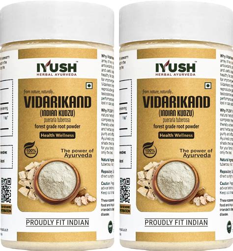 Iyush Herbal Ayurveda Vidharikand Powder Pack Of Gm Each