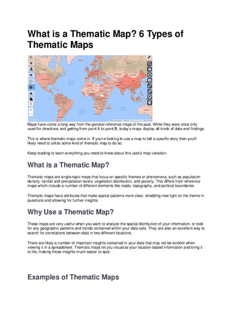 Fillable Online What Is A Thematic Map 6 Types Of Thematic Maps Maptive Fax Email Print