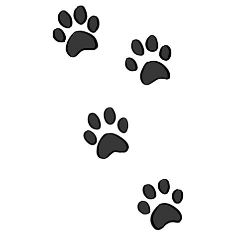 How to Draw Cat Paw Prints - Really Easy Drawing Tutorial | Cat paw ...