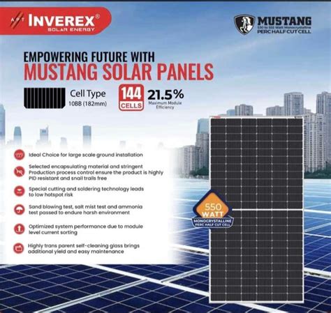 Inverex Watt N Type Topcon Solar Panels A Grade