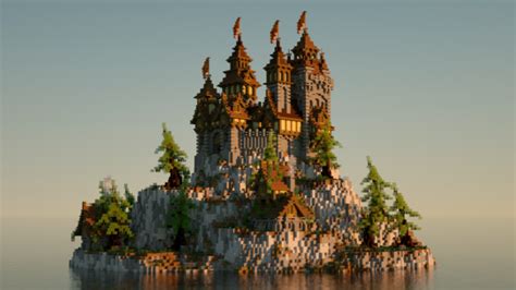 FoxArtworks Trial Build || Hill Top Castle Minecraft Map