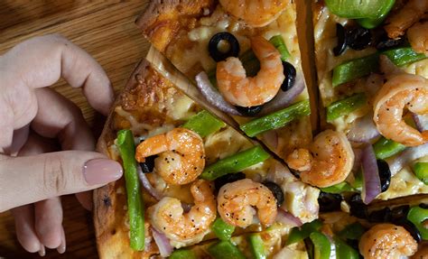 Pizza De Camaron Del Pacifico Seafoods