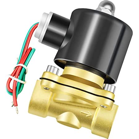 Amazon Baomain 3 4 Inch Brass Electric Solenoid Valve Water Air