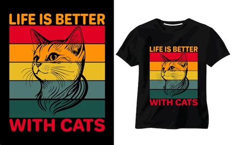 Premium Vector Cat T Shirt Design