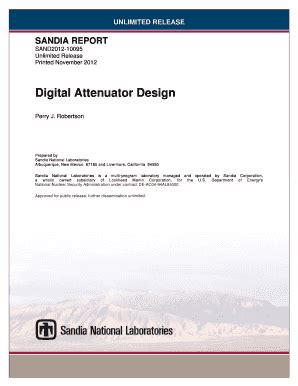 Fillable Online Prod Sandia Digital Attenuator Design Fax Email Print