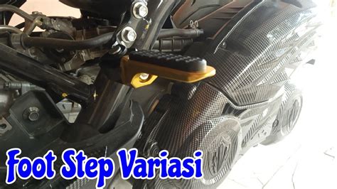 Pasang Foot Step Belakang Variasi Di Yamaha Aerox YouTube