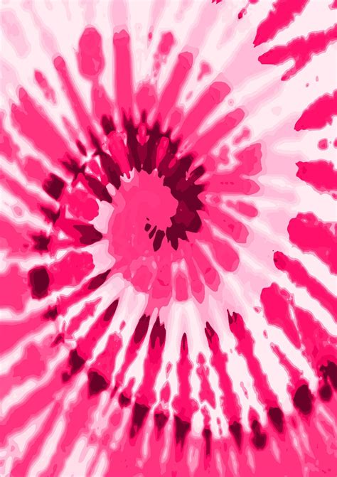 12 X 17 HTV Tie Dye Pink White Print Pattern Vinyl Etsy