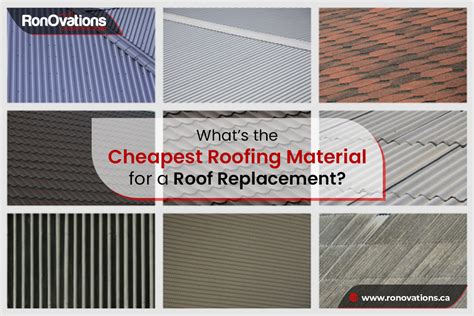 Cheapest Roofing Material For A Roof Replacement Ronovations