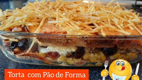 Como Fazer Torta P O De Forma Receita F Cil E Deliciosa Youtube