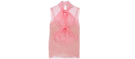 Gucci Pussy Bow Silk Chiffon Blouse Zoe Magazine