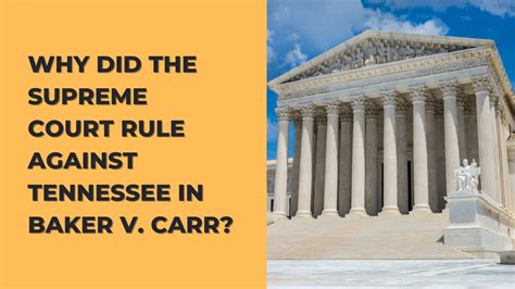 Why Did The Us Supreme Court Rule Against The State Of Tennessee In