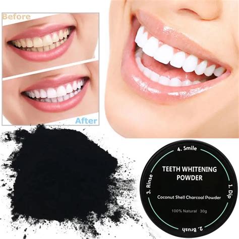 G Teeth Whitening Powder Natural Organic Activated Charcoal Bamboo