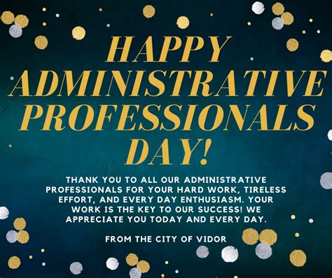 Happy Administrative Professionals Day