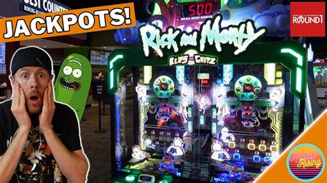 Easy Arcade Jackpots Coin Pusher Fun At Round 1 Youtube