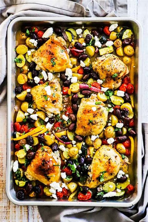 Sheet Pan Greek Chicken With Video How To Feed A Loon