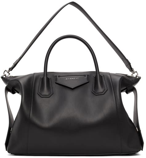 Givenchy Moyen Sac Antigona Soft Noir SSENSE France