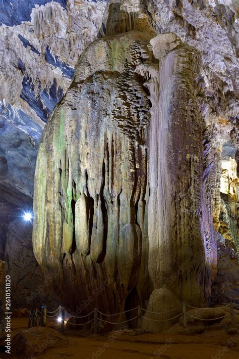 Amazing Geological Forms In Phong Nha Cave Near Phong Nha Vietnam