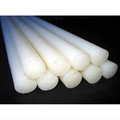 White Round Nylon Rods Size 20 To 250mm Od At 325 Kg In Chennai