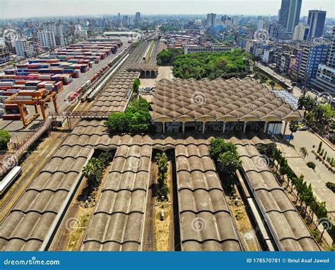 Kamalapur Railway Station Dhaka Bangladesh Editorial Image