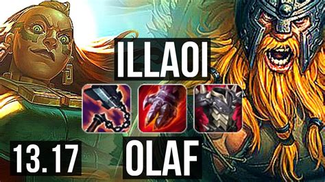 ILLAOI Vs OLAF TOP 10 Solo Kills 400 Games 900K Mastery TR