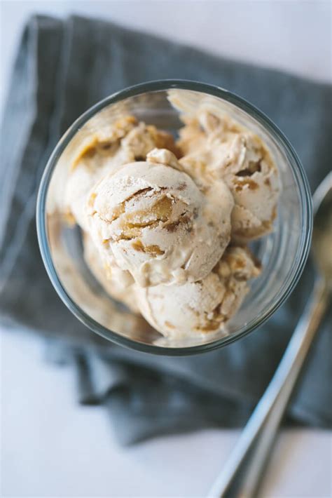 Salted Caramel Apple Pie Ice Cream Paleo Vegan Dairy Free