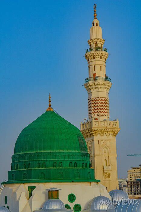 Mind Blowing Heart Touching Shots From Masjid Al Nabawi Canvas Prints