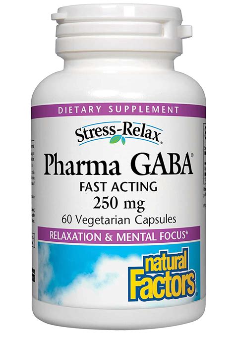 Natural Factors Pharma Gaba 250 Mg Supplement First