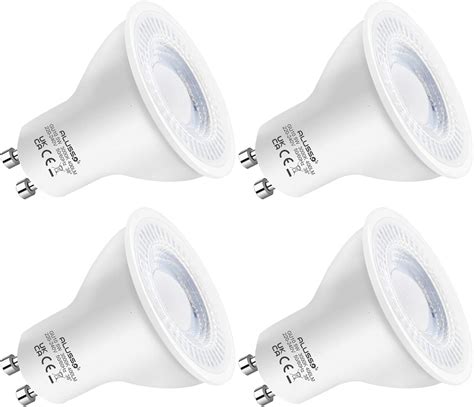 Alusso 7w Gu10 Led Bulbs Cool White 6000k Energy Saving Light Bulb