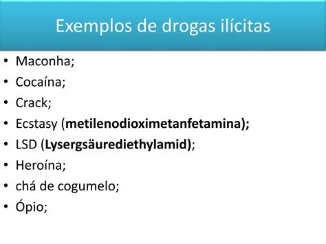 Drogas Licitas E Ilícitas Ppt